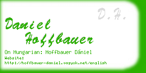 daniel hoffbauer business card