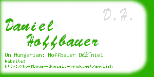 daniel hoffbauer business card
